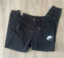 NWT Nike Air Black Jogger Sweatpant Size Medium