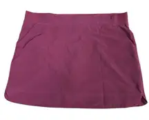 Athletic Skort with Pockets Burgundy Activewear Running‎ Tennis Golf Skirt