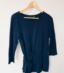 Halogen  Blue Long Sleeve - Size Small