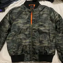 Camo Bomber Jacket