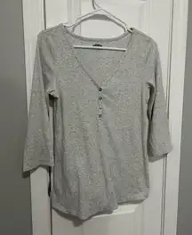 Old Navy Henley Quarter Sleeve Top