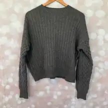 Bershka Gray Knit Sweater