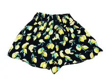 Pink Victoria's Secret Woman's Lemon Printed Flowy Shorts Size Small