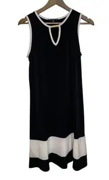 Tiana B‎ Black and White Sleeveless Maxi Dress, Size 10