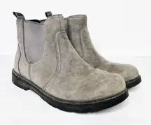 Ugg Bolden Grey Suede Chelsea Boots Size 6 Women’s