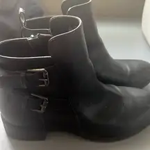 Women’s black ankle booties