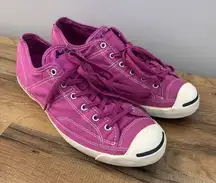 Converse Jack Purcell Low Top Lace Up Sneakers Shoes Pink