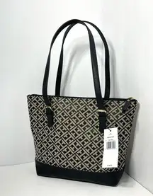 Tommy Hilfiger Signature Jacquard Tote
Bag Purse