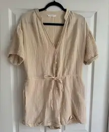 Tan Lightweight Romper