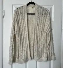 Sky & Sparrow Open Front Loose Knit Cardigan - Size M