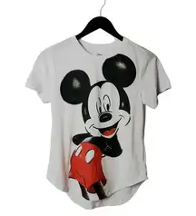 Disney  Mickey Mouse Baby Tee T Shirt Graphic Top Short Sleeve Cotton Solid Logo