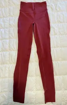 Maroon Lululemon Leggings