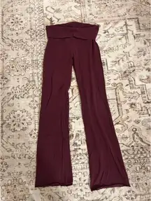 SKIMS Foldover Cotton Jersey Pants