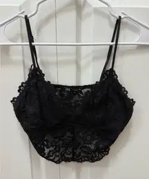 Zara Lace Crop Tank