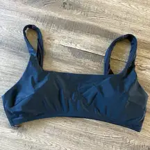 Aerie| Black Scoop Neck Bikini Top sz XL