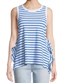 Current Elliott Nautical‎ Slip stripe Cotton tank Size 1 Size Small