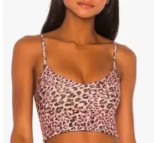 Lovewave Kym Top in Pink Leopard Revolve Sz S