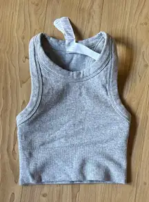 ALO Yoga Heather Gray Tank Top