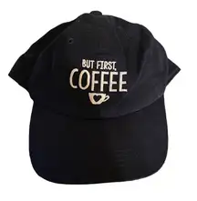 But First Coffee Blue white hat one size fits most