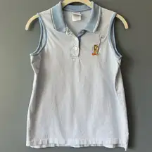 Vintage Warner Bros Tweety Striped Polo Tank