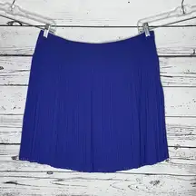 Ann Taylor Loft NWT Size 12 Purple Fully Lined Pleated A-Line Skirt