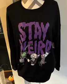 Black Sweatshirt with nightmare before Christmas Graphic