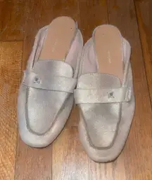 BCBGeneration Gold‎ Glitter Slide On Loafers Women's 7b