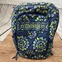 Vera Bradley  Floral Quilted Blue Backpack