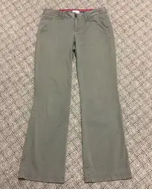 Favorite Fit Olive Army Green Twill Chino Pants Size 4