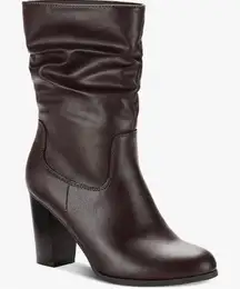 Style & Co. Dark Brown Heeled Boots Size 9.5