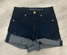 AE super stretch size 4 jean shorts