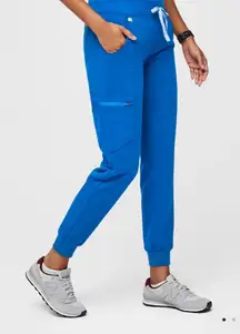 Fig scrub pants royal blue