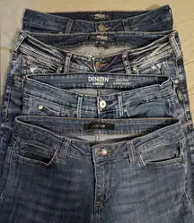 Lot Of 4 Women's Jeans W29 Denizen, Joe's Jeans, Silver Jean Co