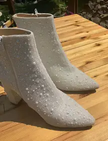 Rhinestone Pearl Boots