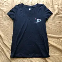 NHL Anaheim Ducks Ice Hockey California V-Neck Tee