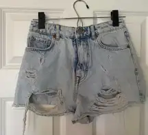 Light Wash Shorts