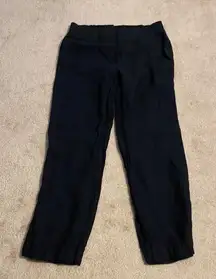 Lilly Pulitzer Classic Black Linen Pants