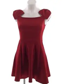 Kendall & Kylie Big Bow Red Party Dress