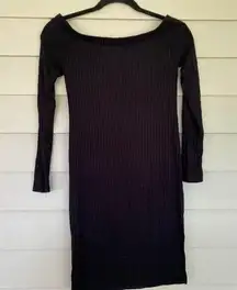 Rue 21  Ribbed off Shoulder Dress M