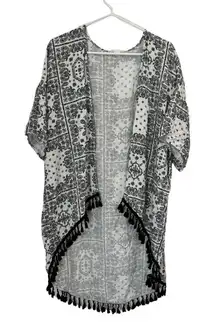 Miley & Molly Size Measured Open Cardigan Tassel Western‎ Classic City Wedding