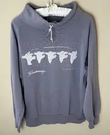 Vintage Eagle Sportswear Breckenridge Sweatshirt Top Womens Large Purple Shirt