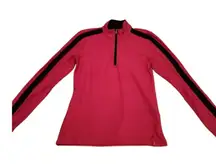 Lauren Active Ralph Lauren Pullover‎ Top Long Sleeve Pink Black Size M