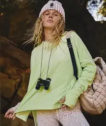 Free People Movement Women’s All Star Layer in Lightning Lime Size‎ XS/Small New