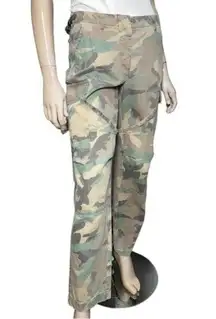 Blugirl Jeans Blumarine Size 40 S 4 Camouflage Fatigue Rhinestone Cargo Pants