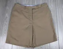 Tommy Hilfiger Golf Women’s Khaki Size 8 Polyester Golf Chino Shorts