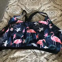 Flamingo sports bra. Brand new