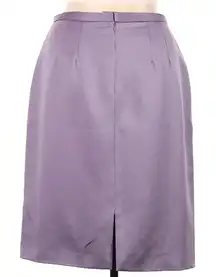 Zola Evening | David Minka Purple Lilac Satin Formal Pencil Skirt Size 16 XL