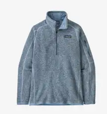 Patagonia blue quarter zip