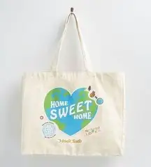 Modcloth NEW  Earth Day Tote Bag in Natural