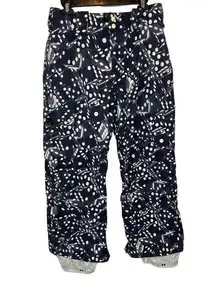 Burton Ronin Women's Small Dice Snowboard Outdoor Ski Pants Black Rare Design